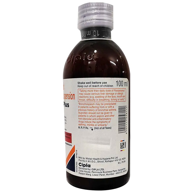 Ibugesic Plus Orange Syrup 100ml