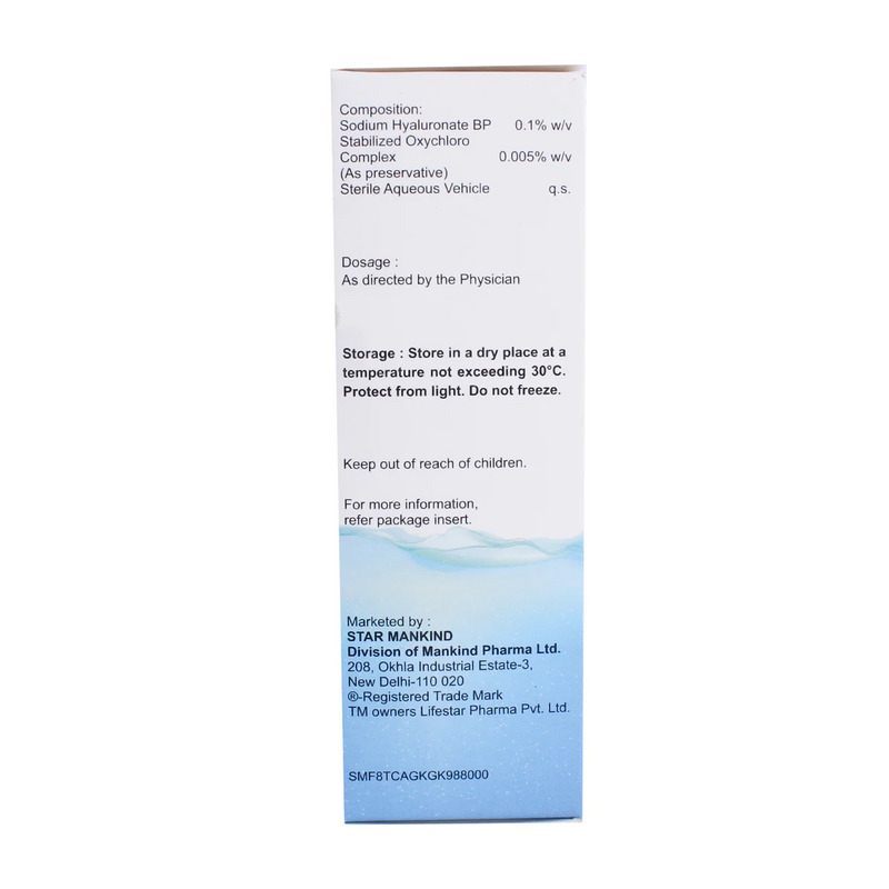 Lubimoist Eye Drops 10ml used for the treatment of dry eyes