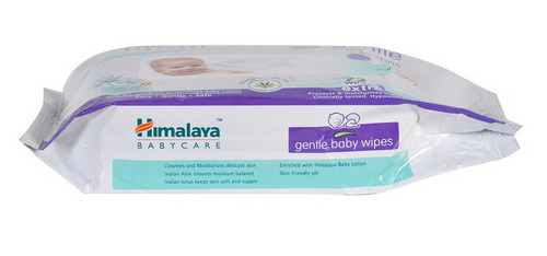 Himalaya Gentle Extra Soft Baby Wipes 72's