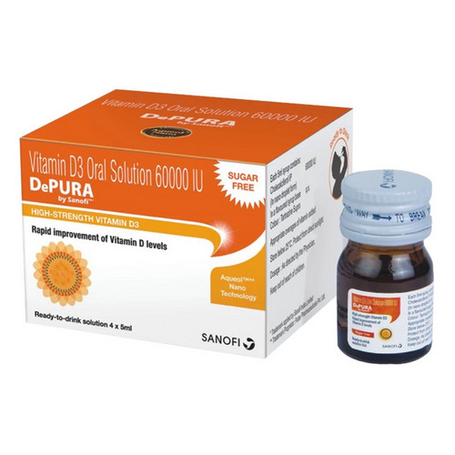 Depura 60000 IU Vitamin D3 Oral Solution 5ml