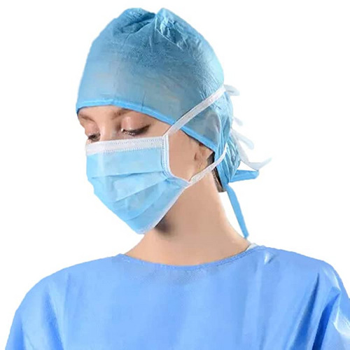 Surgical Face Mask (3 Ply Tie-on, Disposable)