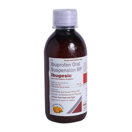 Ibugesic Orange Flavour Oral Suspension 100ml