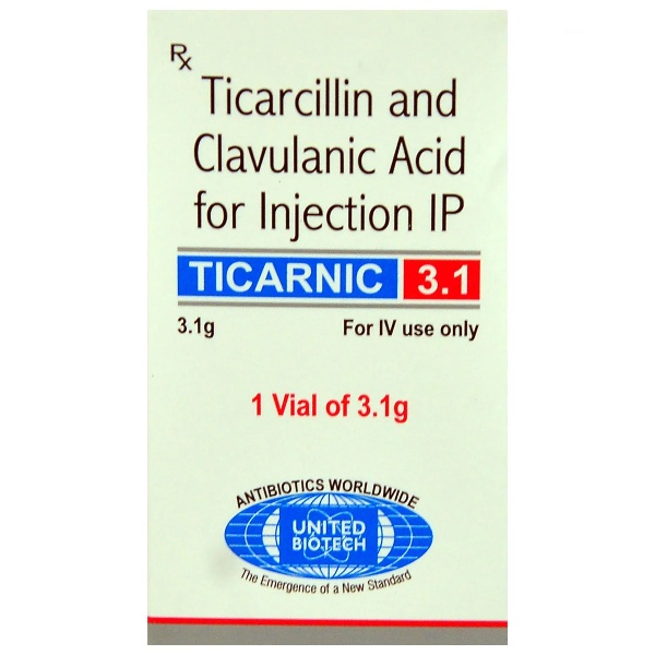 Ticarnic 3.1 Injection (1 Vial)