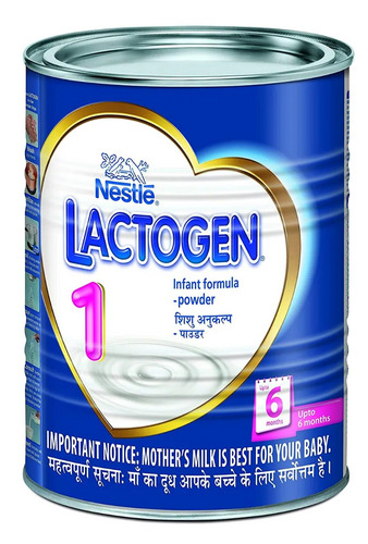 Nestle Lactogen 1 Infant Formula Powder 400g Tin (upto 6 months)