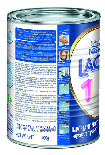 Nestle Lactogen 1 Infant Formula Powder 400g Tin (upto 6 months)