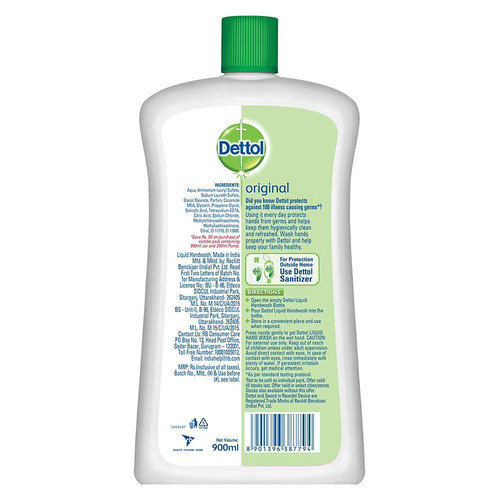 Dettol Original Liquid Hand Wash Refill 900ml