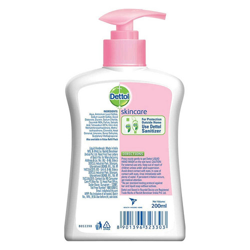 Dettol Skincare Liquid Hand Wash 200ml