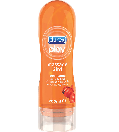 Durex Play Massage 2-in-1 Stimulating Lubricant Gel (Guarana Flavoured) 200ml