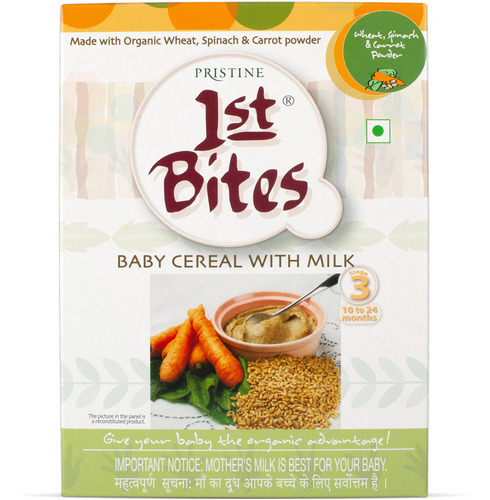 Pristine 1st Bites Stage-3 Wheat Spinach & Carrot Baby Cereal 300g (10 to 24 months)