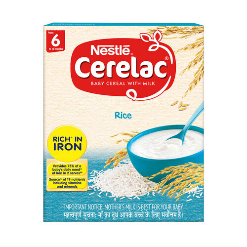 Nestle Cerelac Rice Baby Cereal with Milk 300g