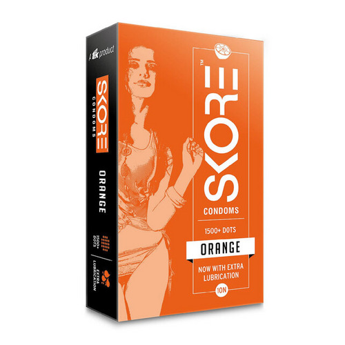 Skore Orange Condoms 10's