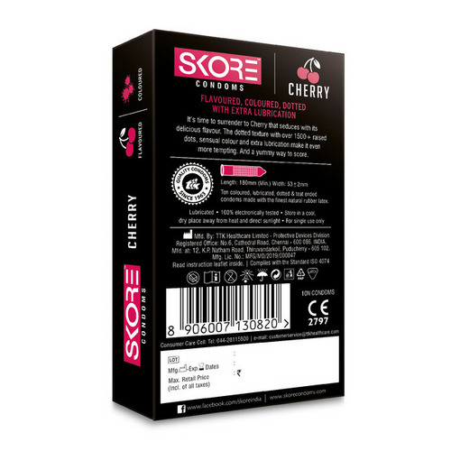 Skore Cherry Condoms 10's