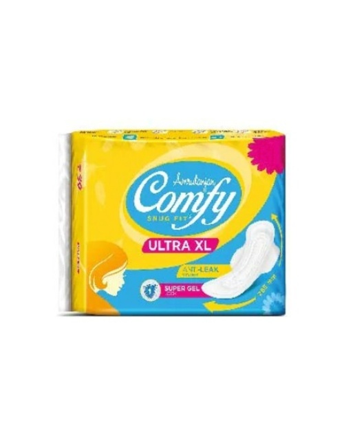 Amrutanjan Comfy Snug Fit Sanitary Pads (Ultra XL) 6's