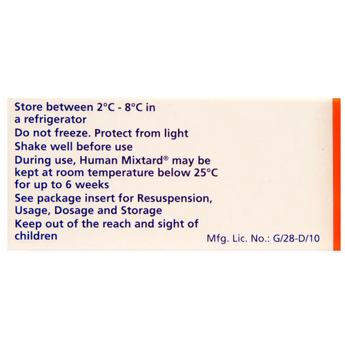 Human Mixtard 70/30 40IU/ml Injection 10ml