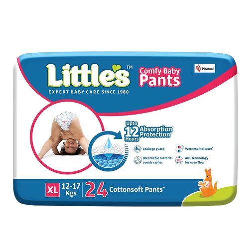 Little's Comfy Baby Pants Diapers XL 24's