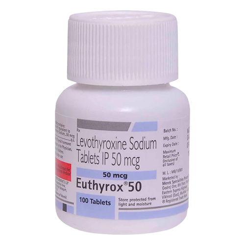 Euthyrox 50 Tablet 100's