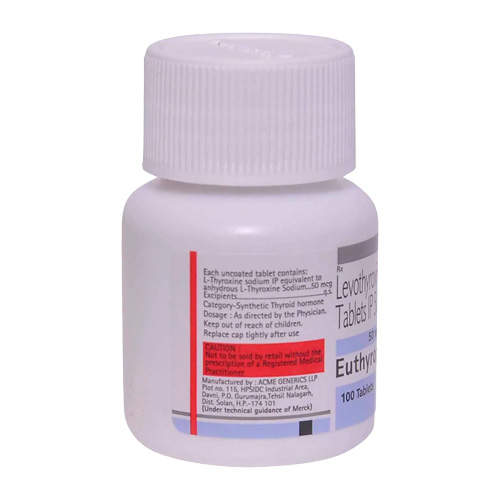 Euthyrox 50 Tablet 100's