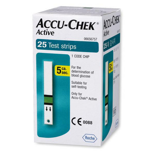 Accu-Chek Active Test Strips 25's