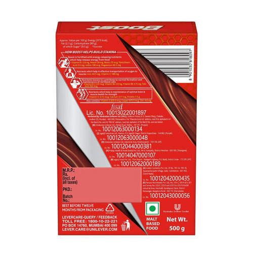 Boost Health & Nutrition Drink 500g (Refill)