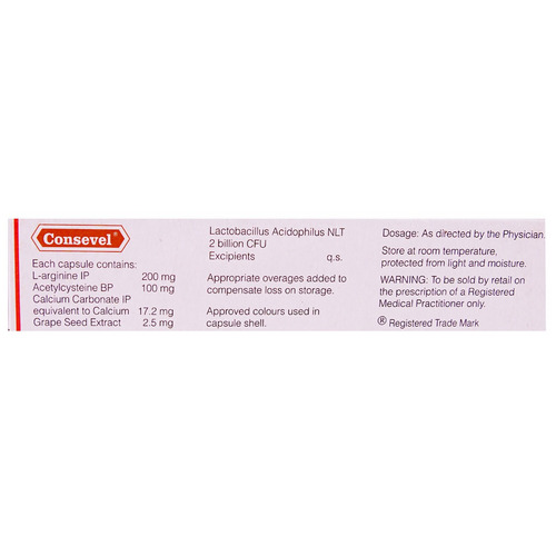 Consevel Nutraceutical Capsule 10's