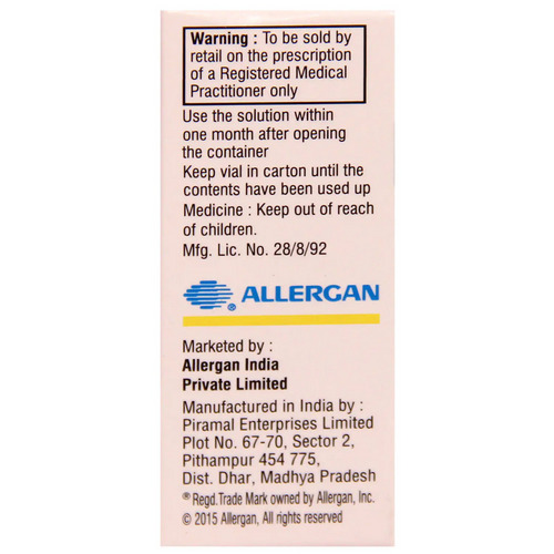 Glucomol 0.5% Eye Drops 5ml used for the treatment of ocular hypertension