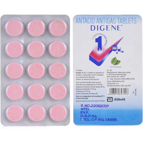 Digene Mint Tablet 15's