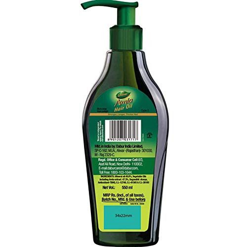 Dabur Amla Hair Oil 550ml