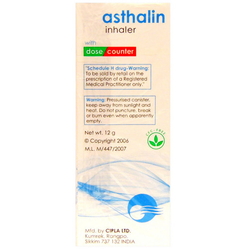 Asthalin 100mcg Inhaler 200 MDI