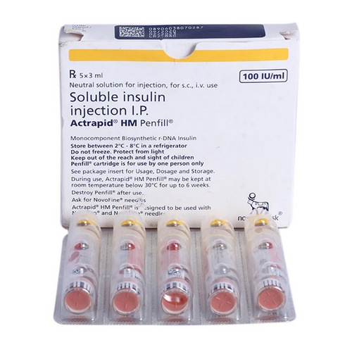 Actrapid HM 100IU/ml Penfill 3ml