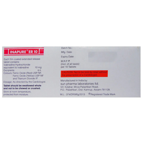 Inapure ER 10mg Tablet 10's