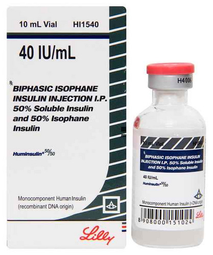 Huminsulin 50/50 40IU/ml Injection 10ml