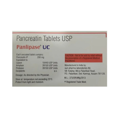 Panlipase UC Tablet 10's