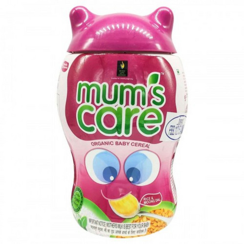 Mum’s Care Rice & Moong Dal Organic Baby Cereal 300g (Jar)