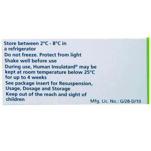 Human Insulatard 40IU/ml Suspension for Injection 10ml