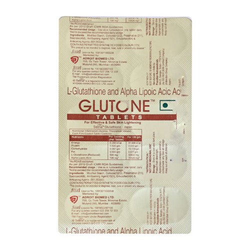 Glutone Tablet 10's