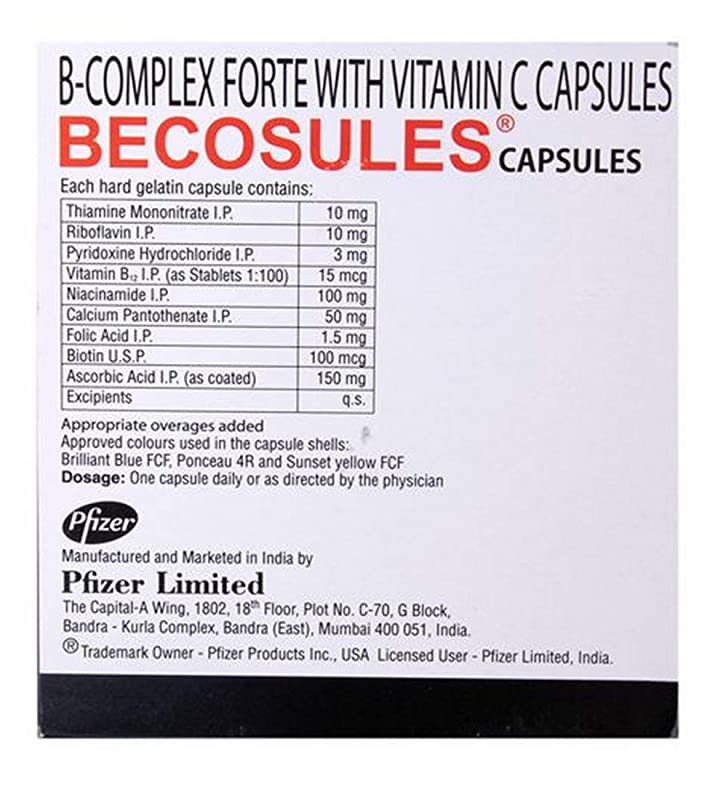 Becosules Capsule 20's