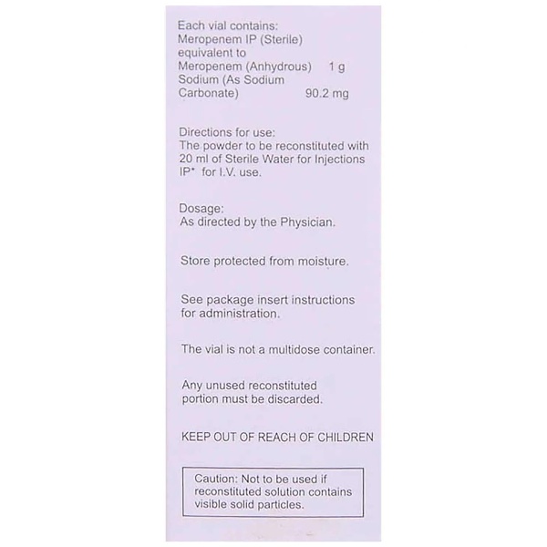 Meromac 1gm Injection (1 Vial)