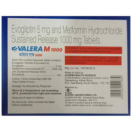 Valera M 1000 Tablet 15's