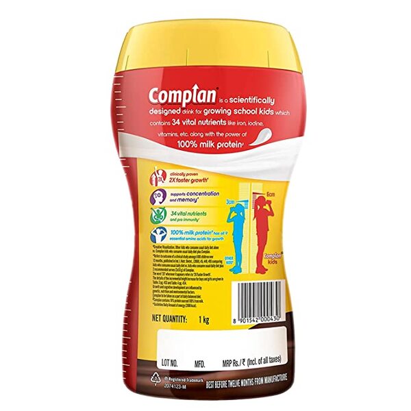 Complan Royale Chocolate Nutrition Drink 1kg (Jar)