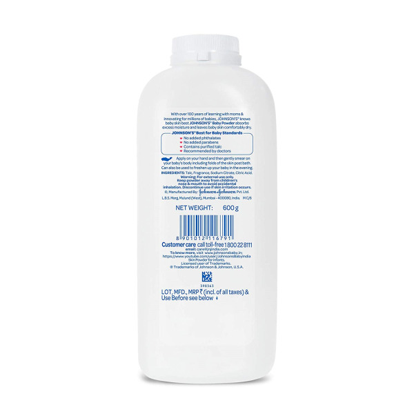 Johnson's Baby Powder 600g