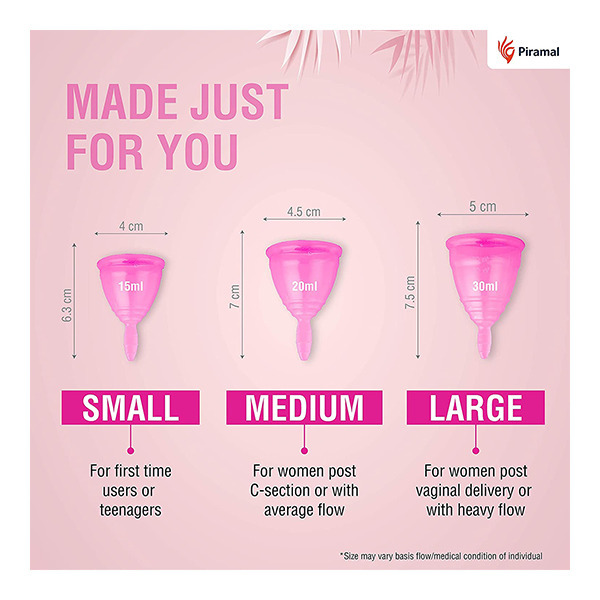 i-activ Menstrual Cup for Women (L)