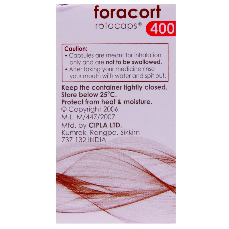 Foracort 400 Rotacaps 30's