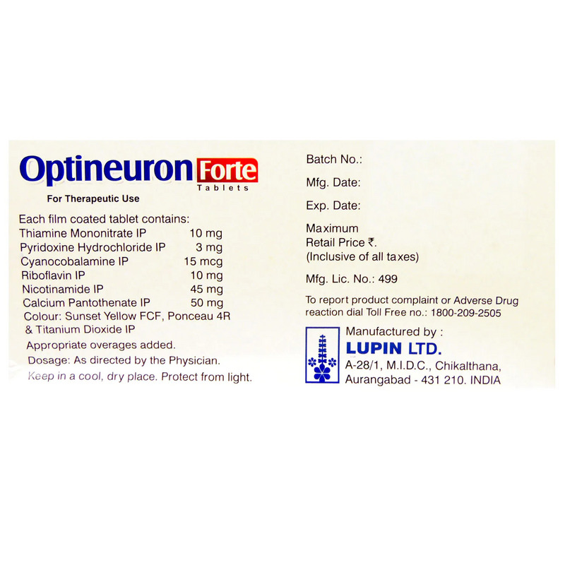 Optineuron Forte Tablet 10's