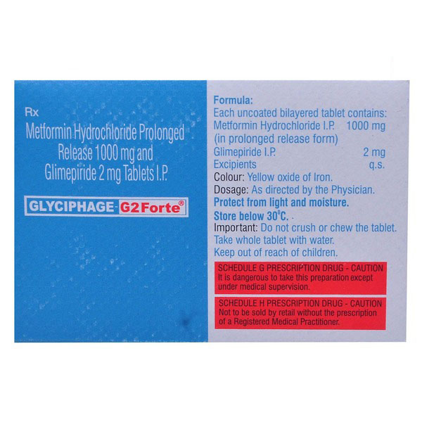 Glyciphage G2 Forte Tablet PR 10's