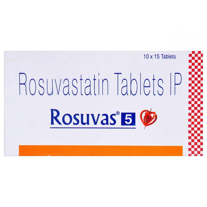 Rosuvas 5 Tablet 15's