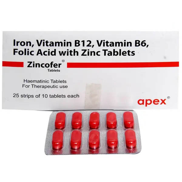 Zincofer Tablet 10's