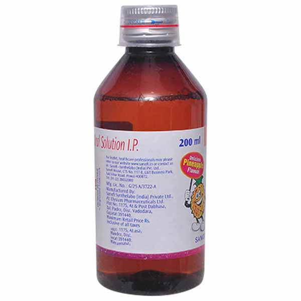 Valparin 200 Delicious Pineapple Flavour Oral Solution 200ml