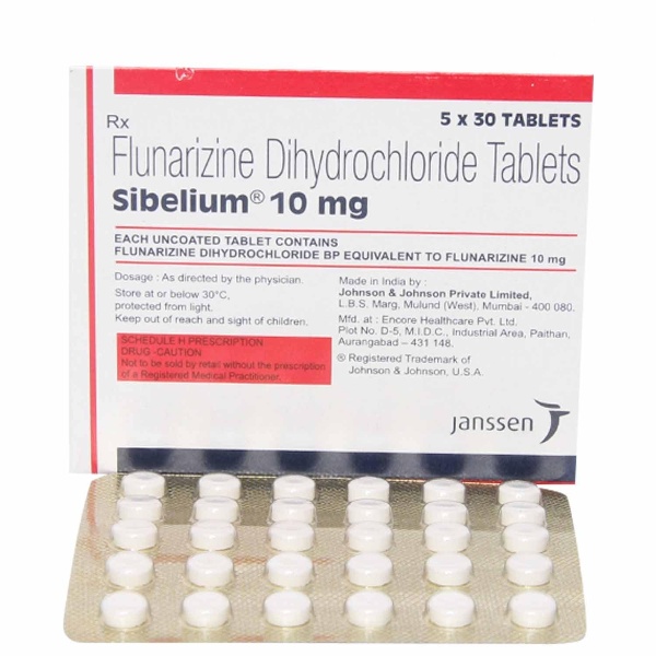 Sibelium 10mg Tablet 30's