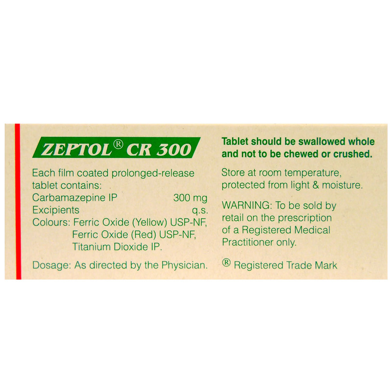 Zeptol CR 300 Tablet 10's