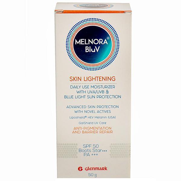 Melnora Bluv SPF 50 Skin Lightening Moisturizer 50g